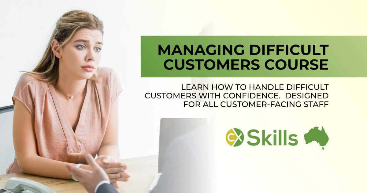 Managing difficult customers training course online