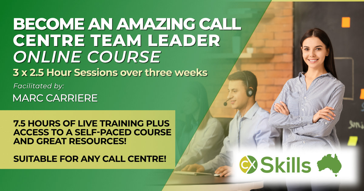 Become an Amazing Call Centre Team Leaders training course