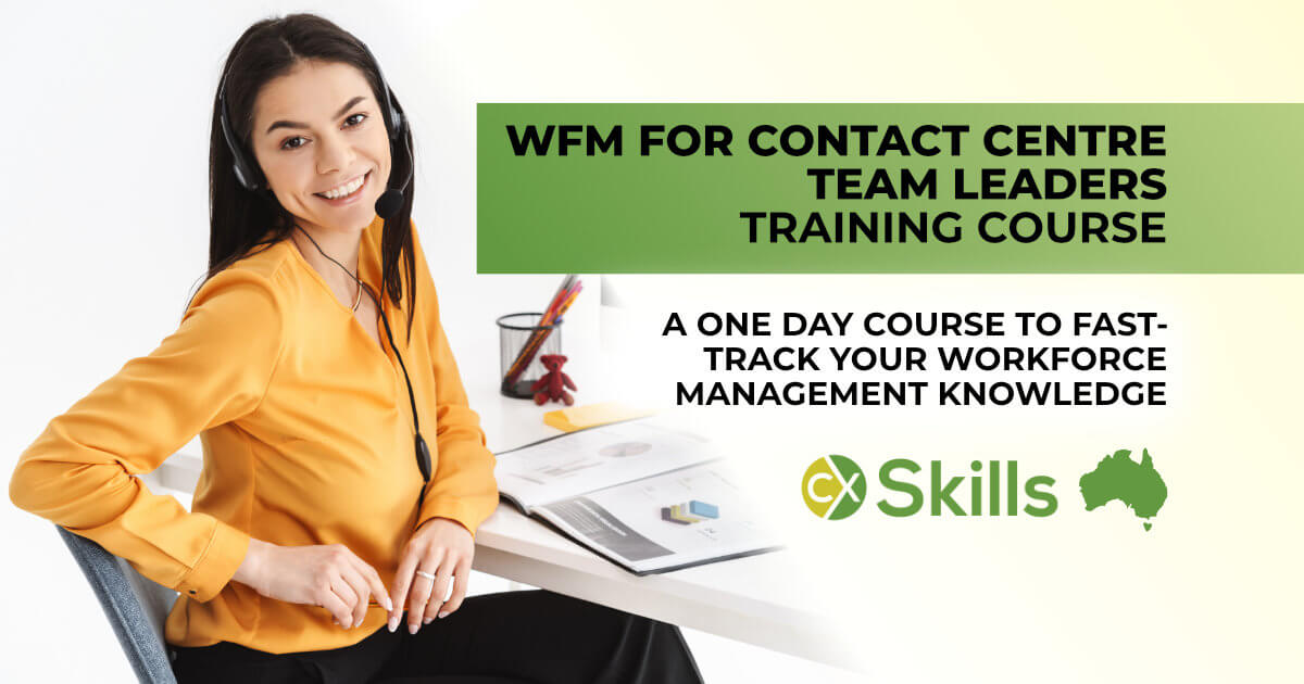 WFM For Contact Centre Team Leaders training course cover