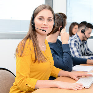 Call centre agent sales training